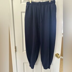Garage Navy sweatpants Size Large